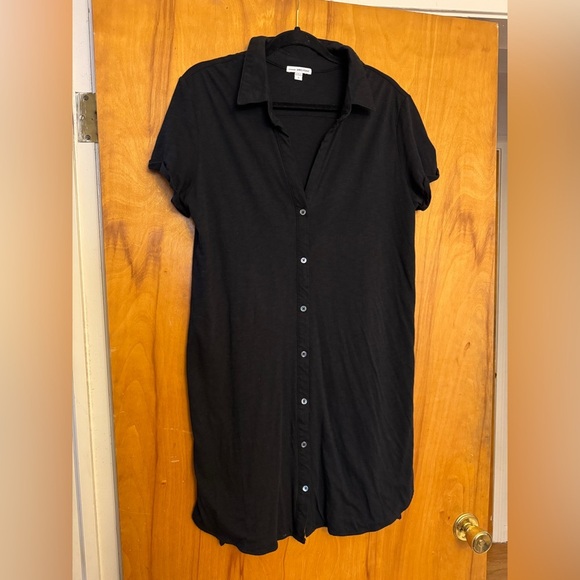 James Perse Short Sleeve Button Down Dress - Picture 1 of 2